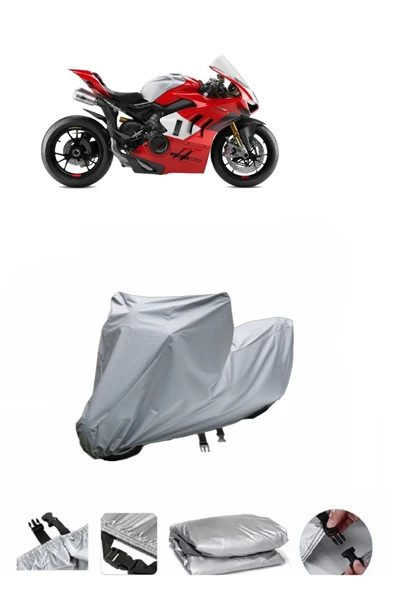 Ducati Panigale V4  Gri Motosiklet Brandası ARKA ÇANTA UYUMLU DEĞİLDİR ürün görseli 1