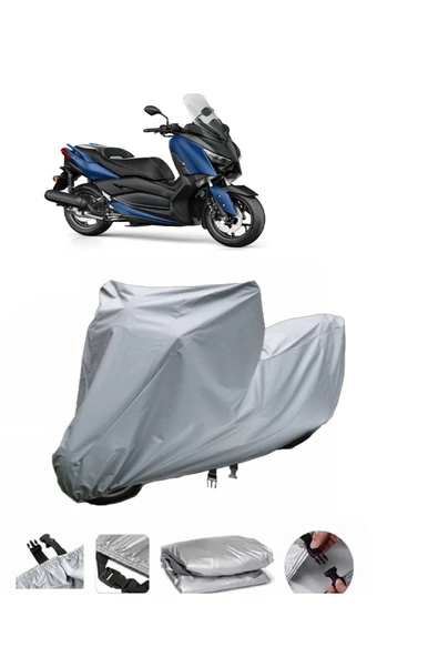 Yamaha X-Max 125 ABS  Gri Motosiklet Brandası ARKA ÇANTA UYUMLU DEĞİLDİR ürün görseli 1
