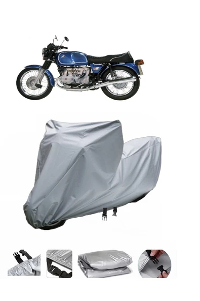 Bmw R 60-6  Gri Motosiklet Brandası ARKA ÇANTA UYUMLU DEĞİLDİR ürün görseli 1