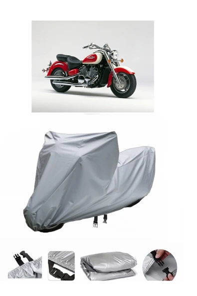 Yamaha Royal Star XVZ 1300  Gri Motosiklet Brandası ARKA ÇANTA UYUMLU DEĞİLDİR ürün görseli 1