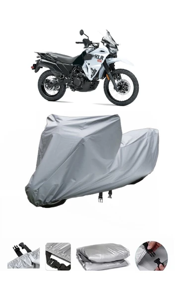 Kawasaki KLR 650  Gri Motosiklet Brandası ARKA ÇANTA UYUMLU DEĞİLDİR ürün görseli 1