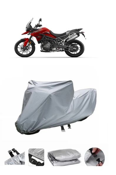 Triumph Tiger 900 GT Pro  Gri Motosiklet Brandası ARKA ÇANTA UYUMLU DEĞİLDİR ürün görseli 1