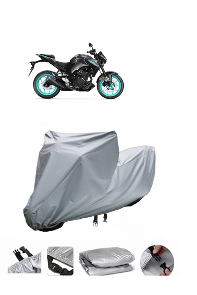 Yamaha MT-25 ABS  Gri Motosiklet Brandası ARKA ÇANTA UYUMLU DEĞİLDİR ürün görseli 1