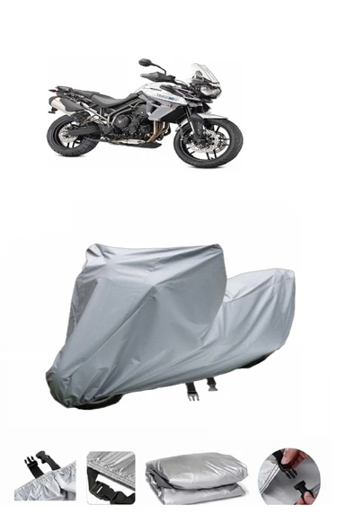 Triumph Tiger 800 XRX  Gri Motosiklet Brandası ARKA ÇANTA UYUMLU DEĞİLDİR ürün görseli 1