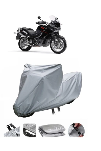 Aprilia Caponord 1000 ETV  Gri Motosiklet Brandası ARKA ÇANTA UYUMLU DEĞİLDİR ürün görseli 1
