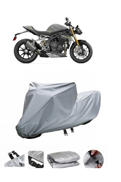 Triumph Speed Triple  Gri Motosiklet Brandası ARKA ÇANTA UYUMLU DEĞİLDİR ürün görseli 1