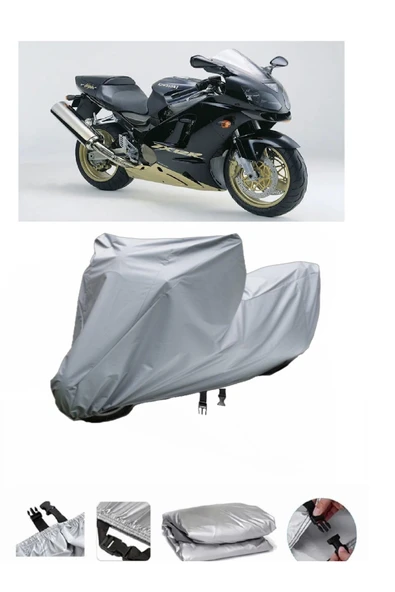 Kawasaki ZX-12 R  Gri Motosiklet Brandası ARKA ÇANTA UYUMLU DEĞİLDİR ürün görseli 1