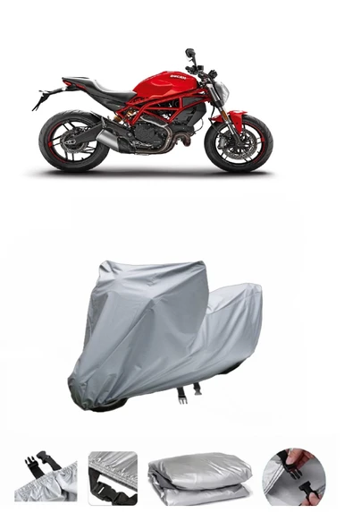 Ducati Monster 797 Plus  Gri Motosiklet Brandası ARKA ÇANTA UYUMLU DEĞİLDİR ürün görseli 1