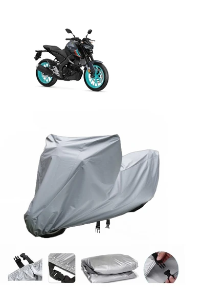 Yamaha MT-125  Gri Motosiklet Brandası ARKA ÇANTA UYUMLU DEĞİLDİR ürün görseli 1
