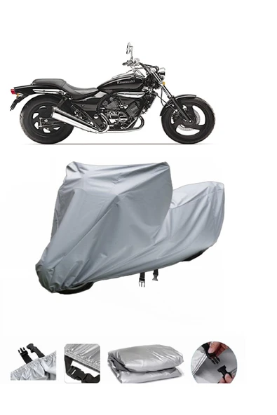 Kawasaki EL 250  Gri Motosiklet Brandası ARKA ÇANTA UYUMLU DEĞİLDİR ürün görseli 1