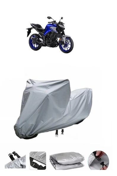 Yamaha MT-03  Gri Motosiklet Brandası ARKA ÇANTA UYUMLU DEĞİLDİR ürün görseli 1