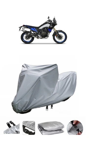 Yamaha Tenere 700  Gri Motosiklet Brandası ARKA ÇANTA UYUMLU DEĞİLDİR ürün görseli 1