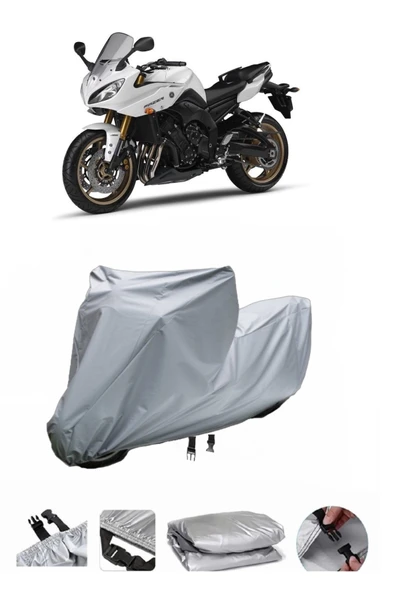 Yamaha FZ8 ABS  Gri Motosiklet Brandası ARKA ÇANTA UYUMLU DEĞİLDİR ürün görseli 1