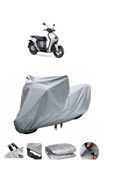 Yamaha Neos  Gri Motosiklet Brandası ARKA ÇANTA UYUMLU DEĞİLDİR ürün görseli 1