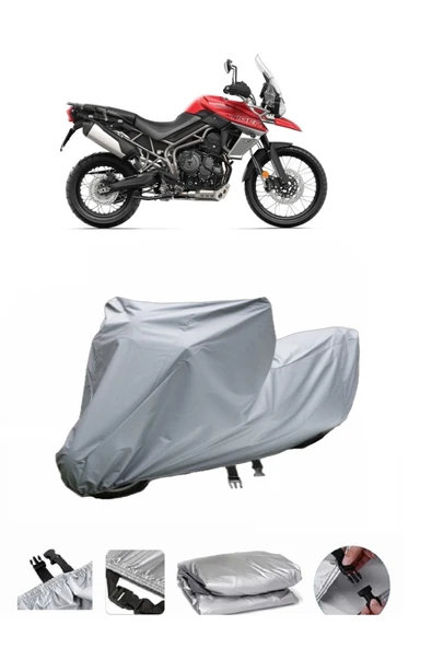 Triumph Tiger 800 XCA  Gri Motosiklet Brandası ARKA ÇANTA UYUMLU DEĞİLDİR ürün görseli 1
