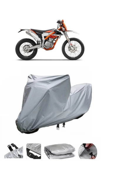 KTM 250 Freeride R  Gri Motosiklet Brandası ARKA ÇANTA UYUMLU DEĞİLDİR ürün görseli 1