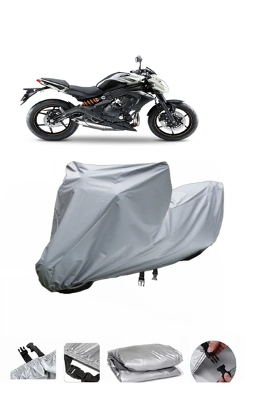 Kawasaki ER-6 N  Gri Motosiklet Brandası ARKA ÇANTA UYUMLU DEĞİLDİR ürün görseli 1
