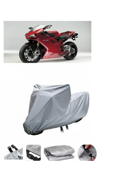 Ducati 1098 Gri Motosiklet Brandası ARKA ÇANTA UYUMLU DEĞİLDİR ürün görseli 1
