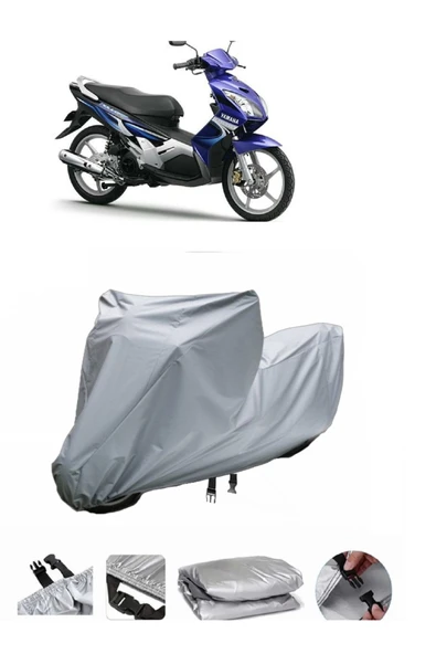 Yamaha Nouvo  Gri Motosiklet Brandası ARKA ÇANTA UYUMLU DEĞİLDİR ürün görseli 1