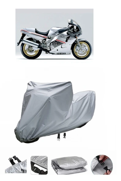 Yamaha FZR 1000  Gri Motosiklet Brandası ARKA ÇANTA UYUMLU DEĞİLDİR ürün görseli 1