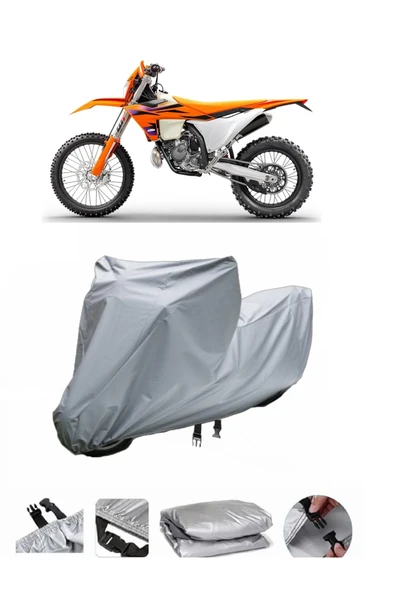 KTM 150 EXC TPI  Gri Motosiklet Brandası ARKA ÇANTA UYUMLU DEĞİLDİR ürün görseli 1