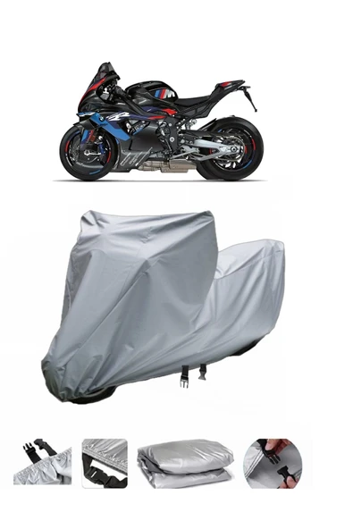 Bmw M 1000 RR  Gri Motosiklet Brandası ARKA ÇANTA UYUMLU DEĞİLDİR ürün görseli 1