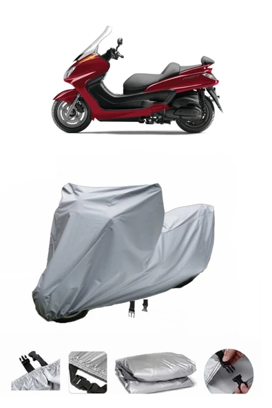 Yamaha Majesty 250  Gri Motosiklet Brandası ARKA ÇANTA UYUMLU DEĞİLDİR ürün görseli 1