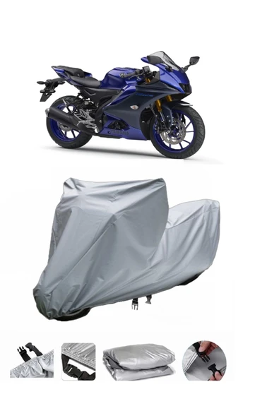 Yamaha YZF R125  Gri Motosiklet Brandası ARKA ÇANTA UYUMLU DEĞİLDİR ürün görseli 1
