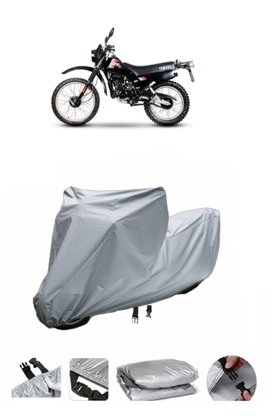 Yamaha DT 80  Gri Motosiklet Brandası ARKA ÇANTA UYUMLU DEĞİLDİR ürün görseli 1