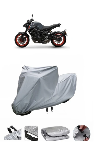 Yamaha MT-09  Gri Motosiklet Brandası ARKA ÇANTA UYUMLU DEĞİLDİR ürün görseli 1