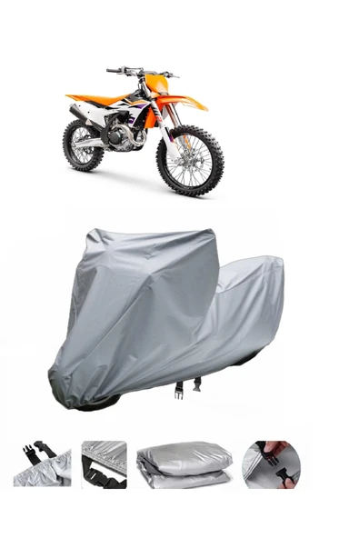 KTM 450 SXF  Gri Motosiklet Brandası ARKA ÇANTA UYUMLU DEĞİLDİR ürün görseli 1