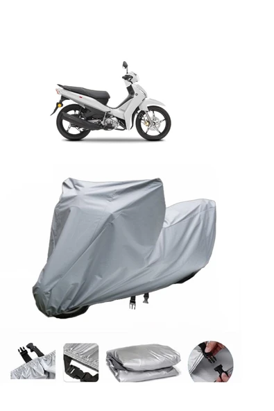 Yamaha Crypton  Gri Motosiklet Brandası ARKA ÇANTA UYUMLU DEĞİLDİR ürün görseli 1