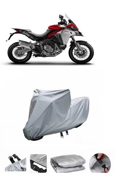 Ducati Multistrada 1260 Touring Pack  Gri Motosiklet Brandası ARKA ÇANTA UYUMLU DEĞİLDİR ürün görseli 1
