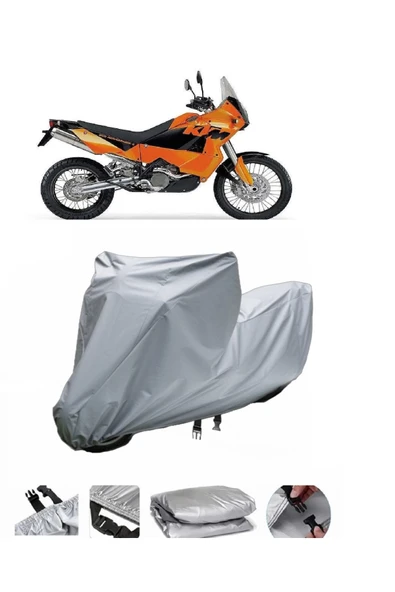 KTM 950 Adventure  Gri Motosiklet Brandası ARKA ÇANTA UYUMLU DEĞİLDİR ürün görseli 1