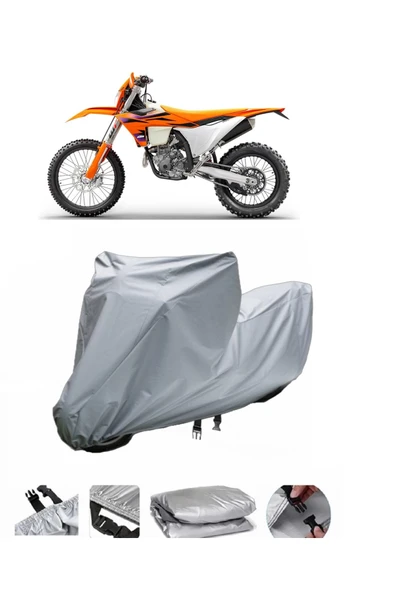 KTM 250 EXC-F  Gri Motosiklet Brandası ARKA ÇANTA UYUMLU DEĞİLDİR ürün görseli 1