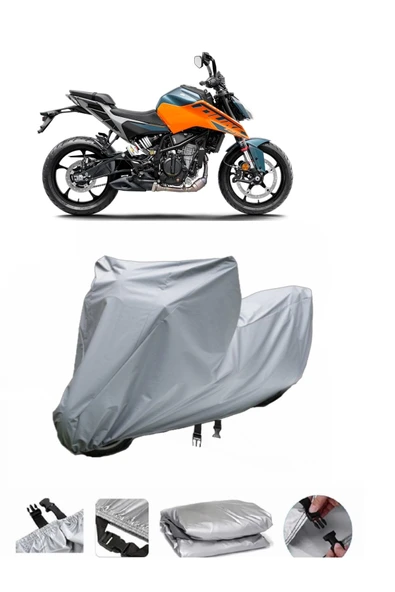 KTM 125 Duke  Gri Motosiklet Brandası ARKA ÇANTA UYUMLU DEĞİLDİR ürün görseli 1