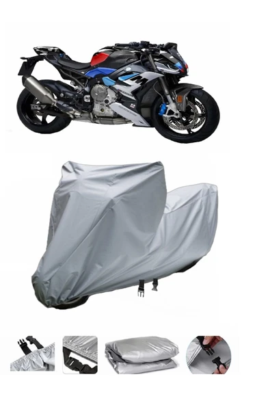 Bmw M 1000 R  Gri Motosiklet Brandası ARKA ÇANTA UYUMLU DEĞİLDİR ürün görseli 1