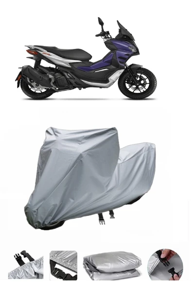 Aprilia SR GT 125  Gri Motosiklet Brandası ARKA ÇANTA UYUMLU DEĞİLDİR ürün görseli 1