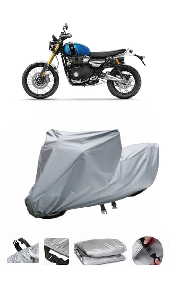 Triumph Scrambler 1200 XE  Gri Motosiklet Brandası ARKA ÇANTA UYUMLU DEĞİLDİR ürün görseli 1