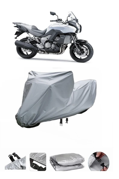 Kawasaki Versys 1000 SE  Gri Motosiklet Brandası ARKA ÇANTA UYUMLU DEĞİLDİR ürün görseli 1