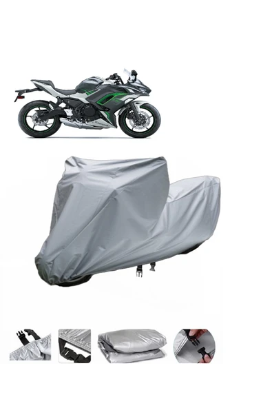 Kawasaki Ninja 650 KRT Edition  Gri Motosiklet Brandası ARKA ÇANTA UYUMLU DEĞİLDİR ürün görseli 1