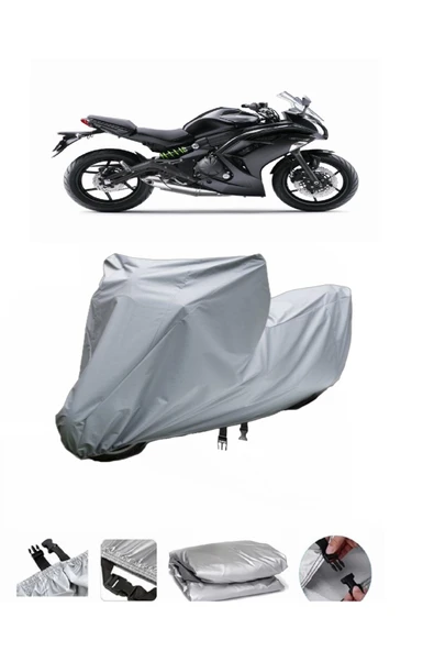 Kawasaki ER-6 F  Gri Motosiklet Brandası ARKA ÇANTA UYUMLU DEĞİLDİR ürün görseli 1