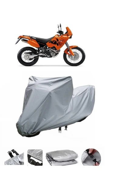 KTM 640 Adventure  Gri Motosiklet Brandası ARKA ÇANTA UYUMLU DEĞİLDİR ürün görseli 1