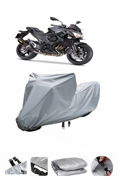 Kawasaki Z 800  Gri Motosiklet Brandası ARKA ÇANTA UYUMLU DEĞİLDİR ürün görseli 1