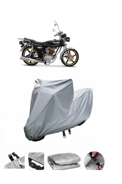 Kuba Çita 170F  Gri Motosiklet Brandası ARKA ÇANTA UYUMLU DEĞİLDİR ürün görseli 1