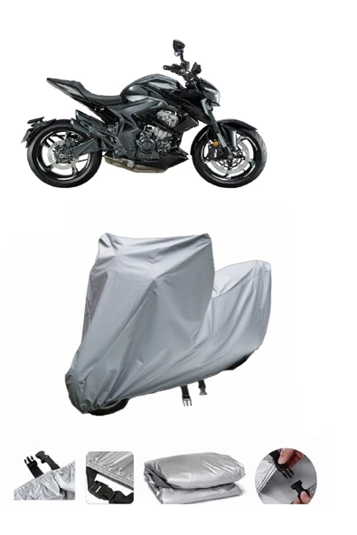 Zontes 350 R  Gri Motosiklet Brandası ARKA ÇANTA UYUMLU DEĞİLDİR ürün görseli 1