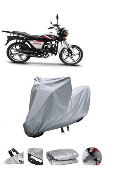 Kuba Dragon 50  Gri Motosiklet Brandası ARKA ÇANTA UYUMLU DEĞİLDİR ürün görseli 1
