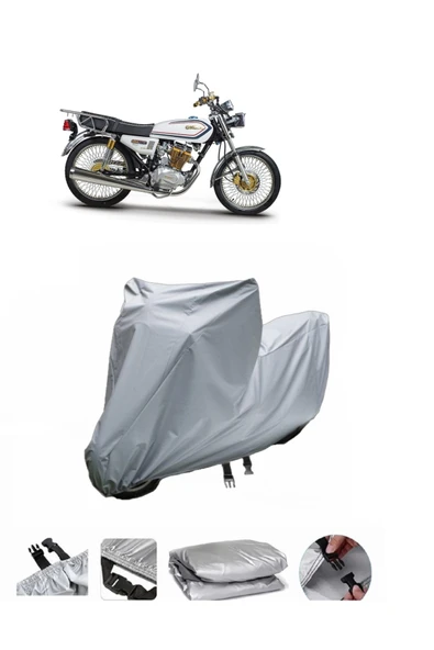 Kuba Çita 180R Gold  Gri Motosiklet Brandası ARKA ÇANTA UYUMLU DEĞİLDİR ürün görseli 1