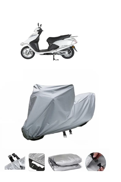 Mondial Fury 110i  Gri Motosiklet Brandası ARKA ÇANTA UYUMLU DEĞİLDİR ürün görseli 1