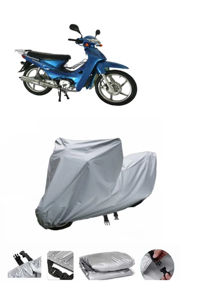 Mondial 100 UKH  Gri Motosiklet Brandası ARKA ÇANTA UYUMLU DEĞİLDİR ürün görseli 1